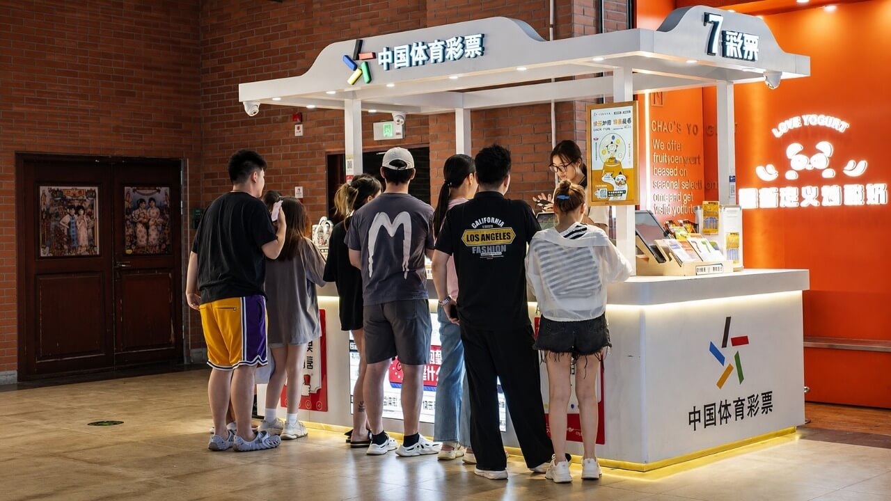 China Sports Lottery sales counter